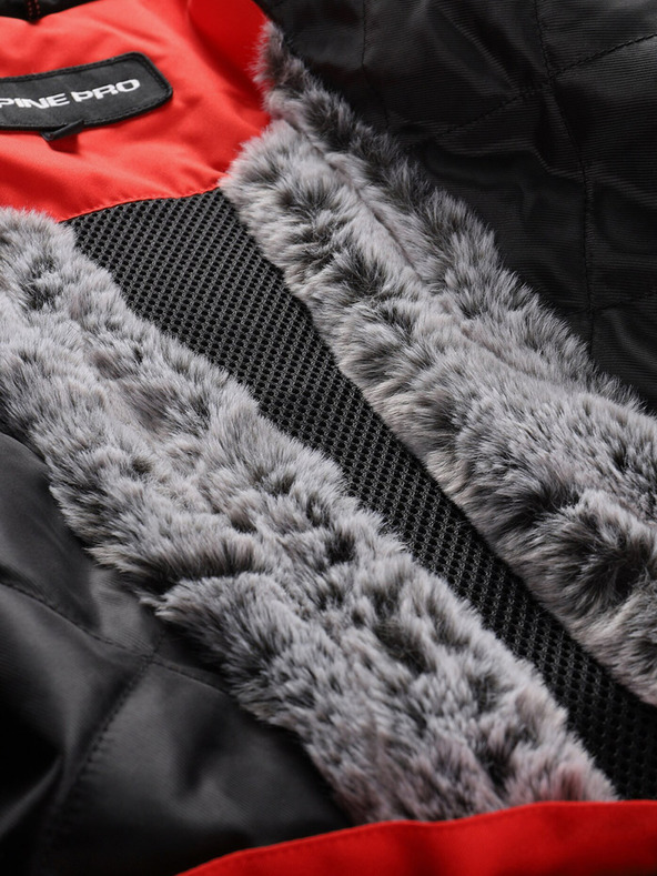 ALPINE PRO Rdeča ženska smučarska jakna z membrano PTX ALPINE PRO Olada