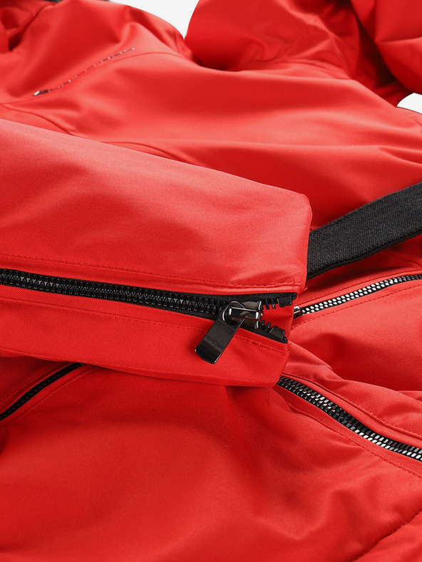 ALPINE PRO Rdeča ženska smučarska jakna z membrano PTX ALPINE PRO Olada