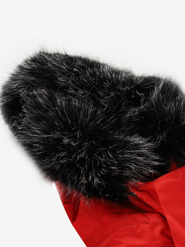 ALPINE PRO Rdeča ženska smučarska jakna z membrano PTX ALPINE PRO Olada