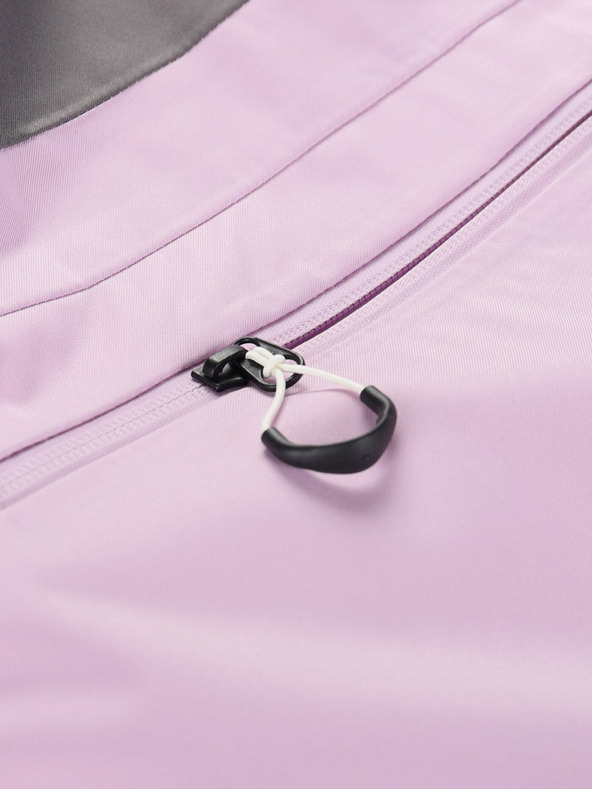 ALPINE PRO Sivo-vijolična ženska smučarska jakna z membrano PTX ALPINE PRO Uzera