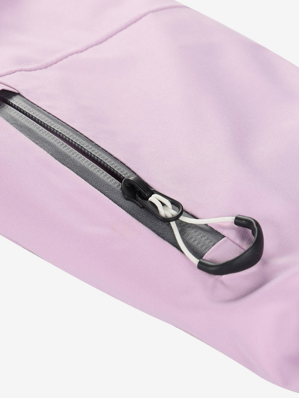 ALPINE PRO Sivo-vijolična ženska smučarska jakna z membrano PTX ALPINE PRO Uzera