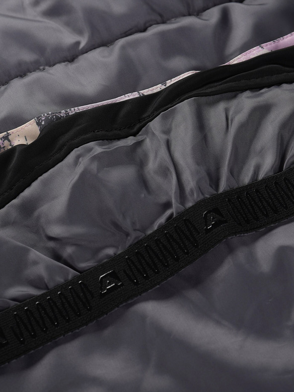 ALPINE PRO Sivo-vijolična ženska smučarska jakna z membrano PTX ALPINE PRO Uzera