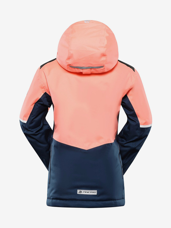 ALPINE PRO Oranžna otroška smučarska jakna z membrano PTX ALPINE PRO Zaribo