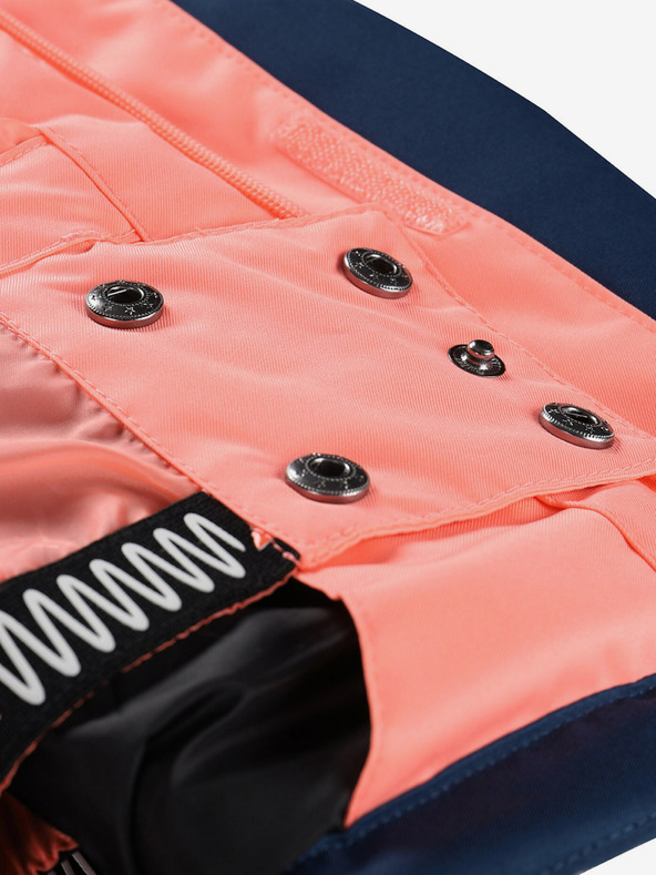 ALPINE PRO Oranžna otroška smučarska jakna z membrano PTX ALPINE PRO Zaribo