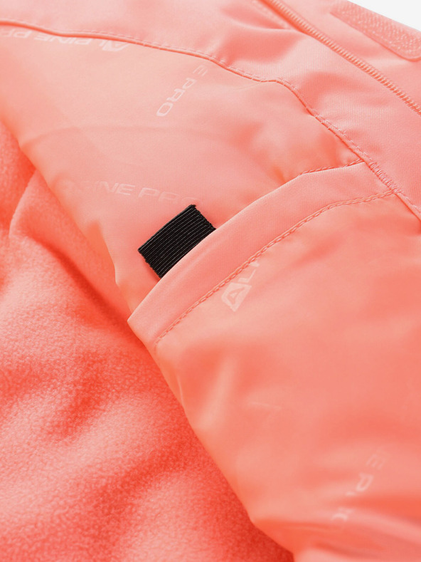 ALPINE PRO Oranžna otroška smučarska jakna z membrano PTX ALPINE PRO Zaribo