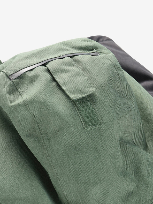 ALPINE PRO Zelena otroška smučarska jakna z membrano PTX ALPINE PRO Zaribo