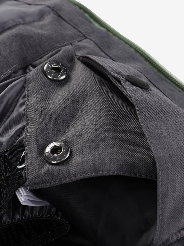 ALPINE PRO Zelena otroška smučarska jakna z membrano PTX ALPINE PRO Zaribo