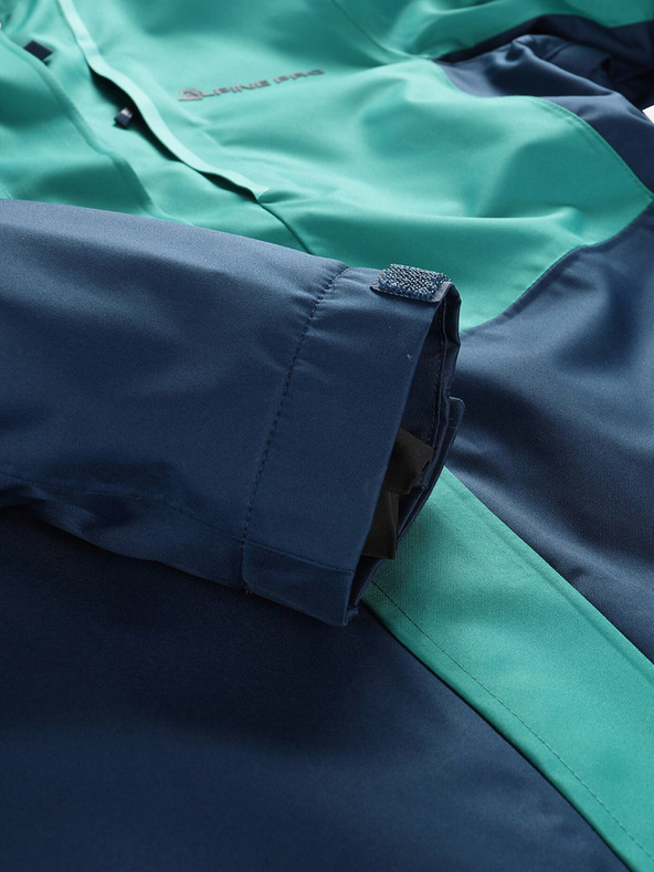 ALPINE PRO Zelena ženska smučarska jakna z membrano PTX ALPINE PRO Zaribo