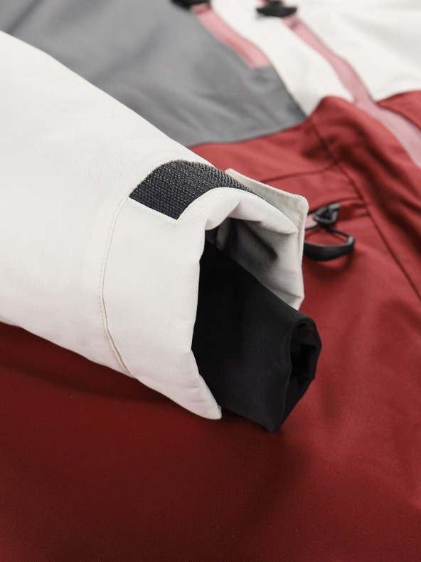 ALPINE PRO Moška smučarska jakna ALPINE PRO Uzer v bordo barvi