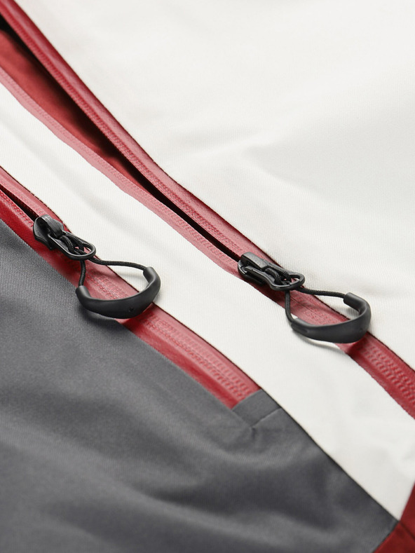 ALPINE PRO Moška smučarska jakna ALPINE PRO Uzer v bordo barvi