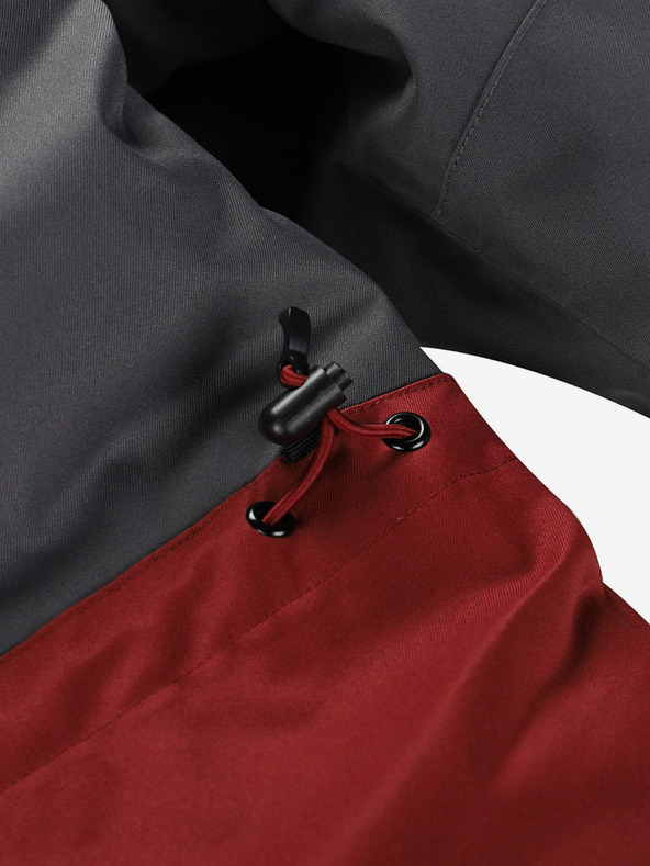 ALPINE PRO Moška smučarska jakna ALPINE PRO Uzer v bordo barvi