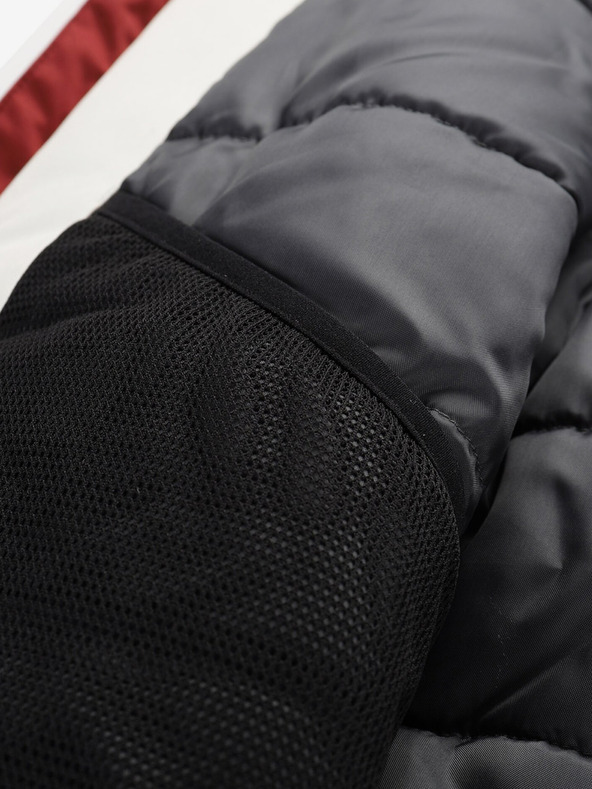 ALPINE PRO Moška smučarska jakna ALPINE PRO Uzer v bordo barvi