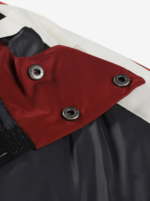 ALPINE PRO Moška smučarska jakna ALPINE PRO Uzer v bordo barvi