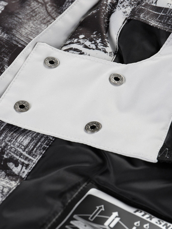 ALPINE PRO Siva moška smučarska jakna ALPINE PRO Uzer