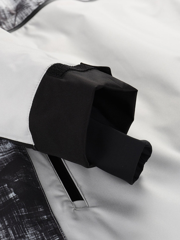 ALPINE PRO Siva moška smučarska jakna ALPINE PRO Omeq