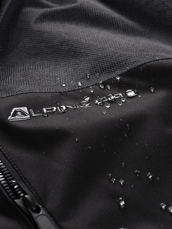 ALPINE PRO Črna moška smučarska jakna ALPINE PRO Olad