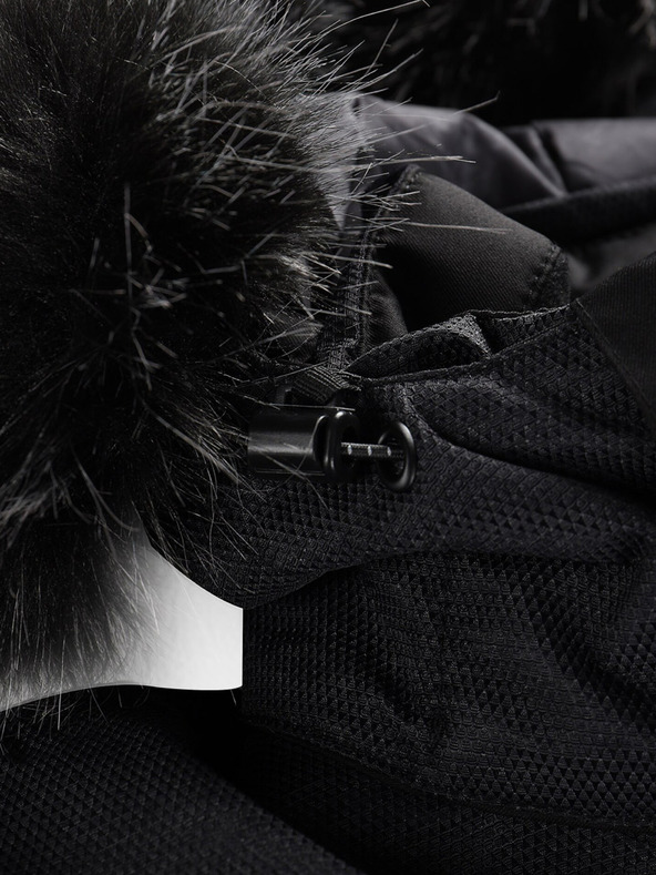 ALPINE PRO Črna moška smučarska jakna ALPINE PRO Olad