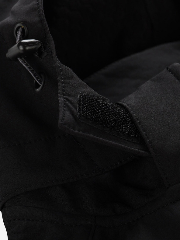 ALPINE PRO Črna moška softshell jakna ALPINE PRO HOOR