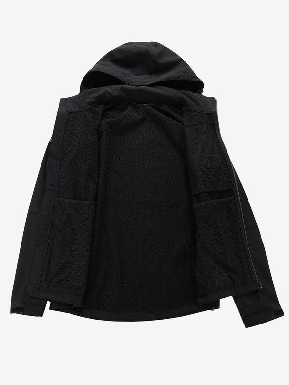 ALPINE PRO Črna moška softshell jakna ALPINE PRO HOOR