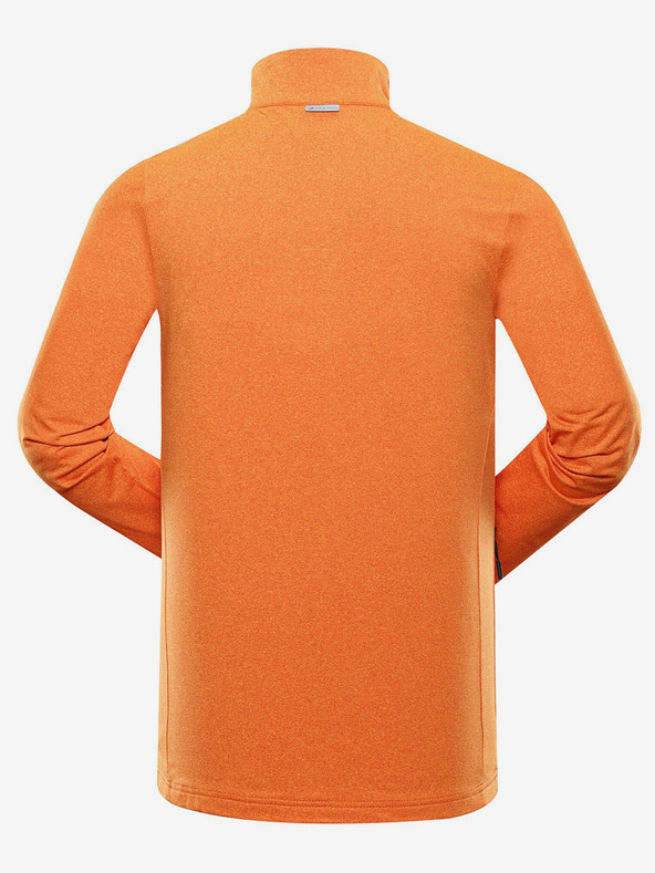 ALPINE PRO Oranžna moška športna jopa s kapuco ALPINE PRO Goll