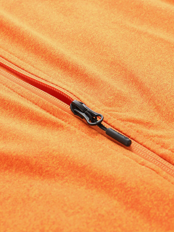 ALPINE PRO Oranžna moška športna jopa s kapuco ALPINE PRO Goll