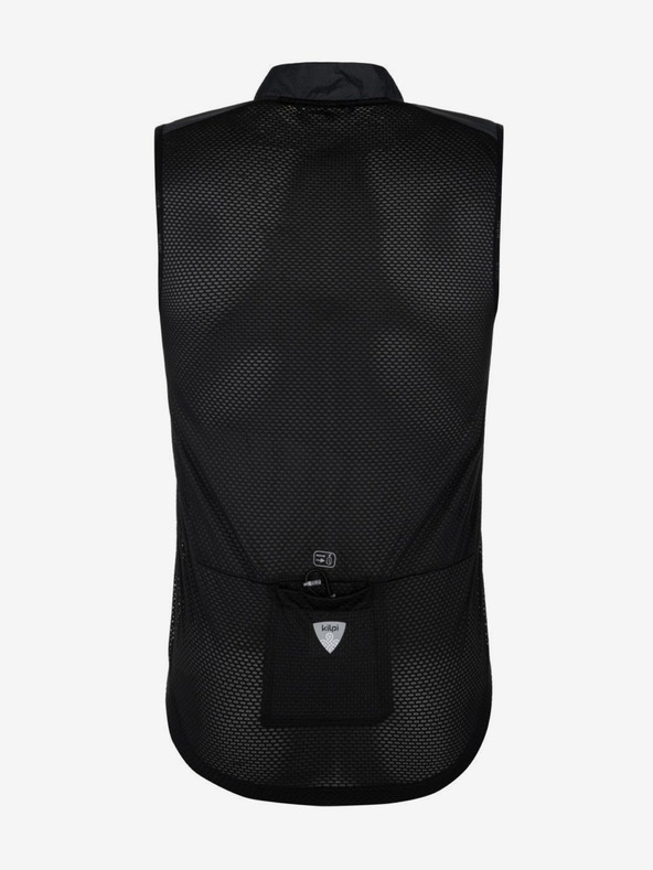 Kilpi Črn moški kolesarski jopič Kilpi FLOW-M