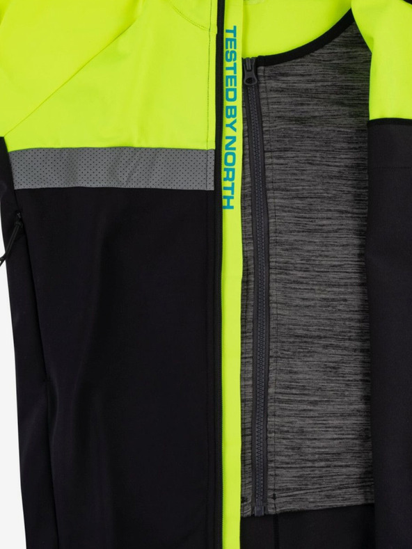 Kilpi Črna in rumena moška softshell jakna Kilpi Nereto-M
