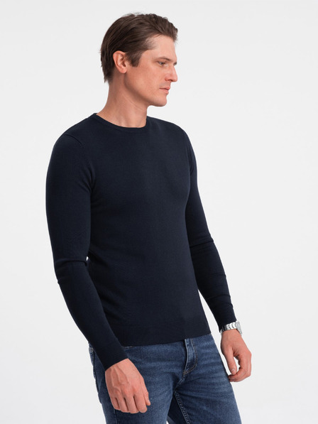 Ombre Clothing Temno modra moška jopa Ombre oblačila