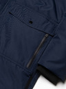 Ombre Clothing Temno modra moška zimska jakna z umetnim krznom Ombre Clothing Alaskan