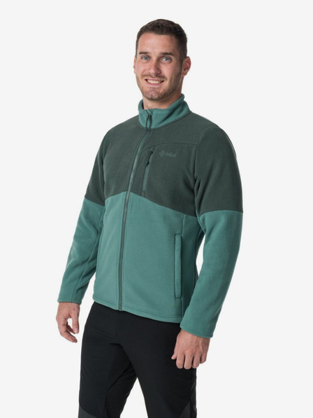 Kilpi Temno zelena moška jopa iz flisa Kilpi Glander-M