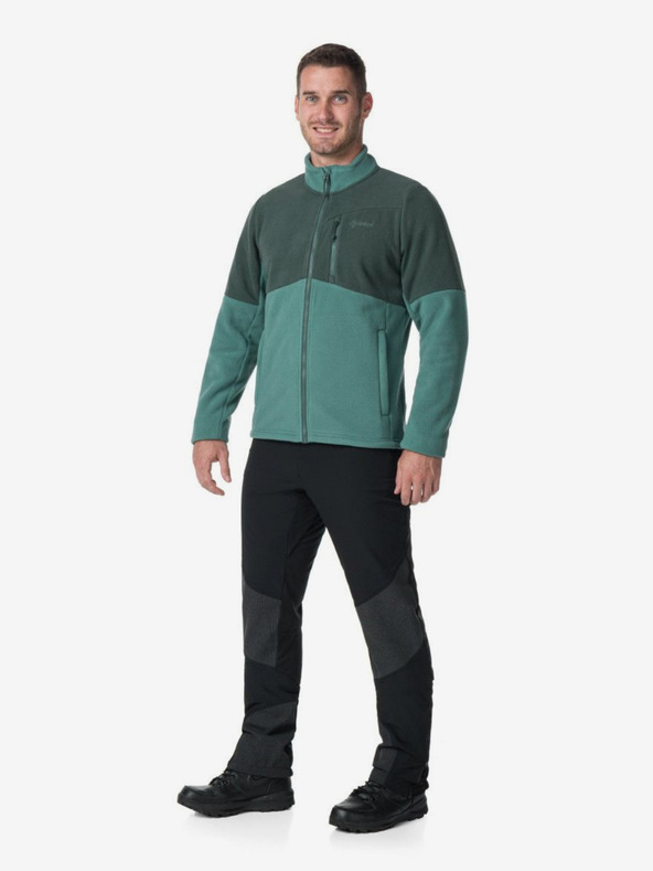 Kilpi Temno zelena moška jopa iz flisa Kilpi Glander-M