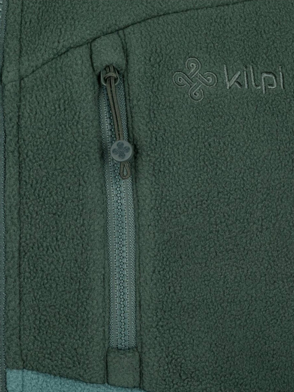 Kilpi Temno zelena moška jopa iz flisa Kilpi Glander-M