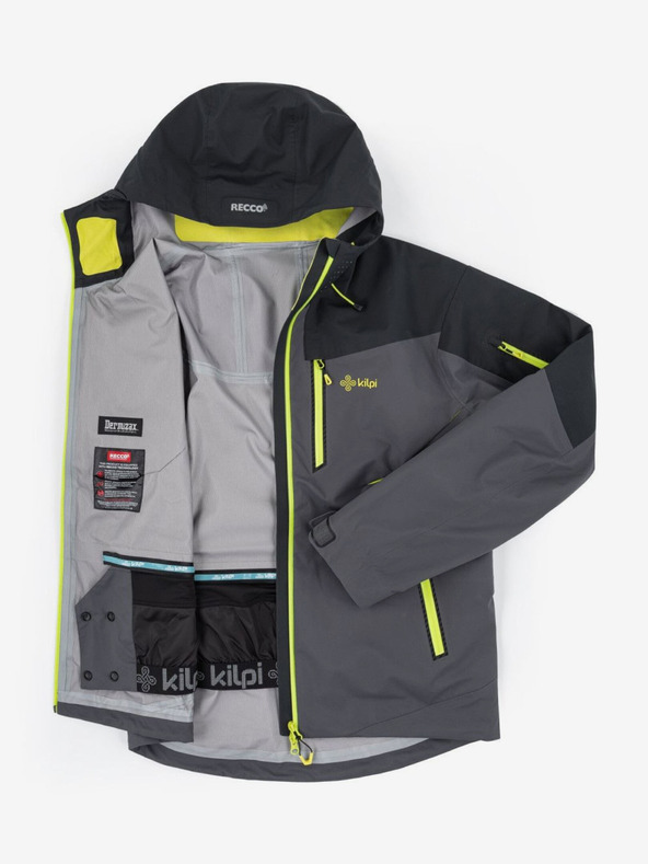 Kilpi Temno siva moška nepremočljiva zunanja jakna Kilpi HASTAR-M