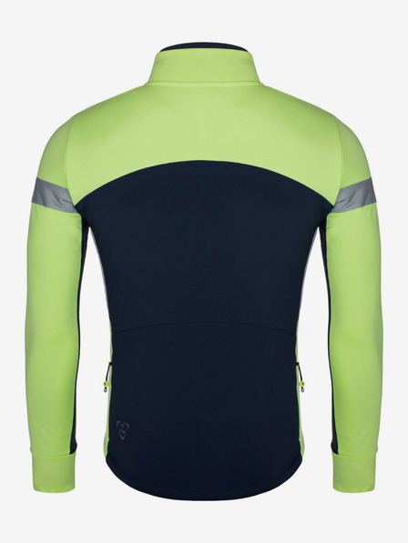 Kilpi Neonsko zelena moška kolesarska softshell jakna Kilpi Velover-M