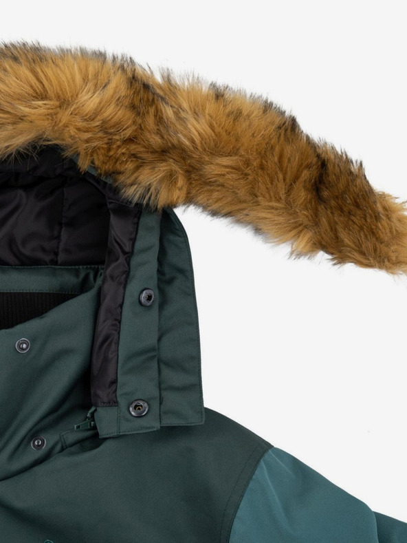 Kilpi Bencinska moška zimska jakna z umetnim krznom Kilpi ALPHA