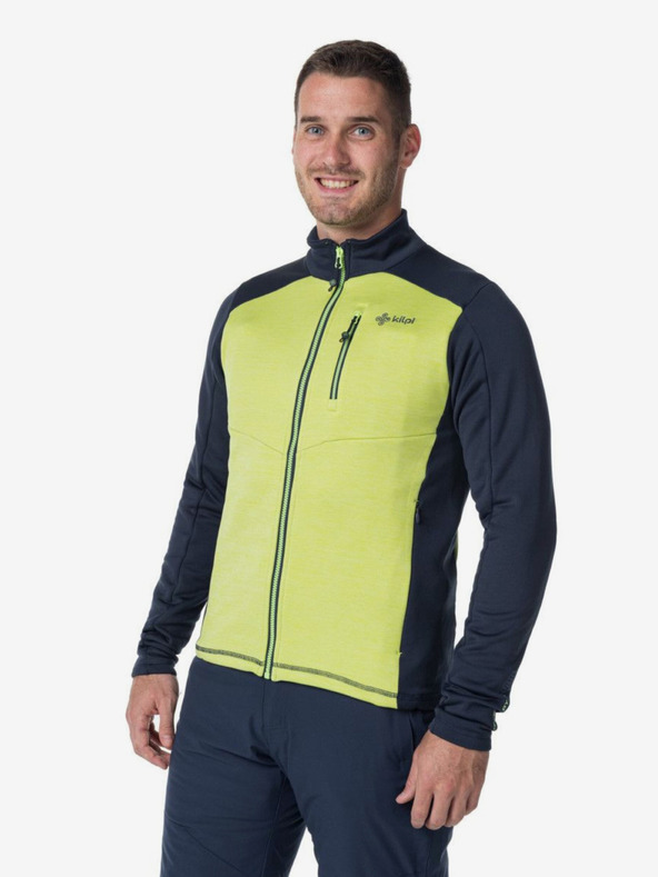 Kilpi Neonsko zelena moška športna jopa Kilpi Tomms-M