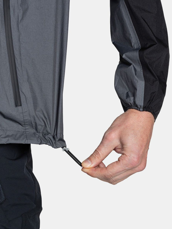 Kilpi Črno-siva moška športna jakna Kilpi Hurricane-M