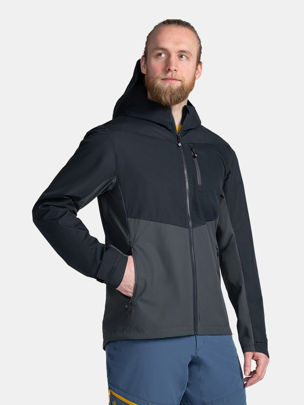 Kilpi Sivo-črna moška športna jakna Kilpi Sonna-M