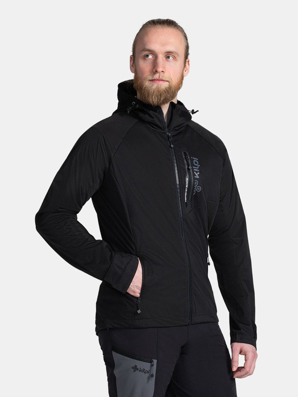 Kilpi Črna moška lahka softshell jakna Kilpi BELTRA-M