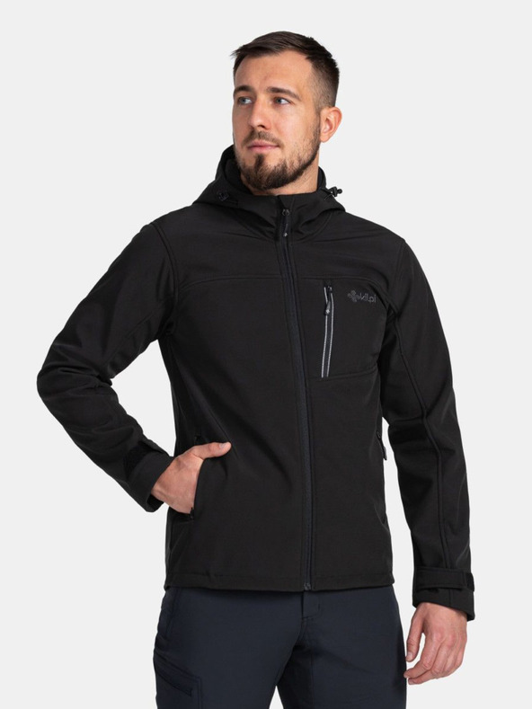 Kilpi Črna moška softshell jakna Kilpi RAVIO-M