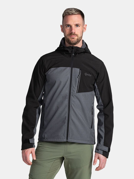Kilpi Črno-siva moška softshell jakna Kilpi RAVIO-M
