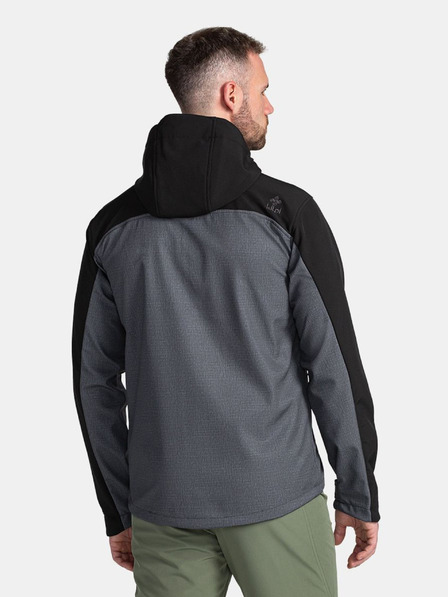 Kilpi Črno-siva moška softshell jakna Kilpi RAVIO-M