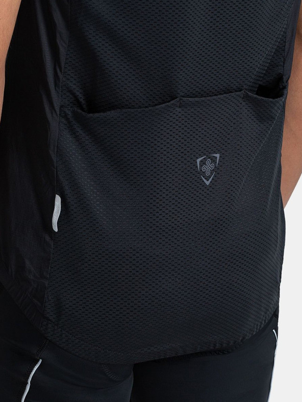 Kilpi Črn moški kolesarski jopič Kilpi FLOW-M