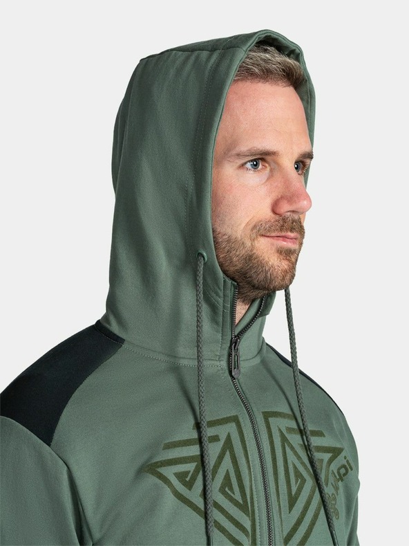 Kilpi Temno zelena moška jopa Kilpi Adelan-M