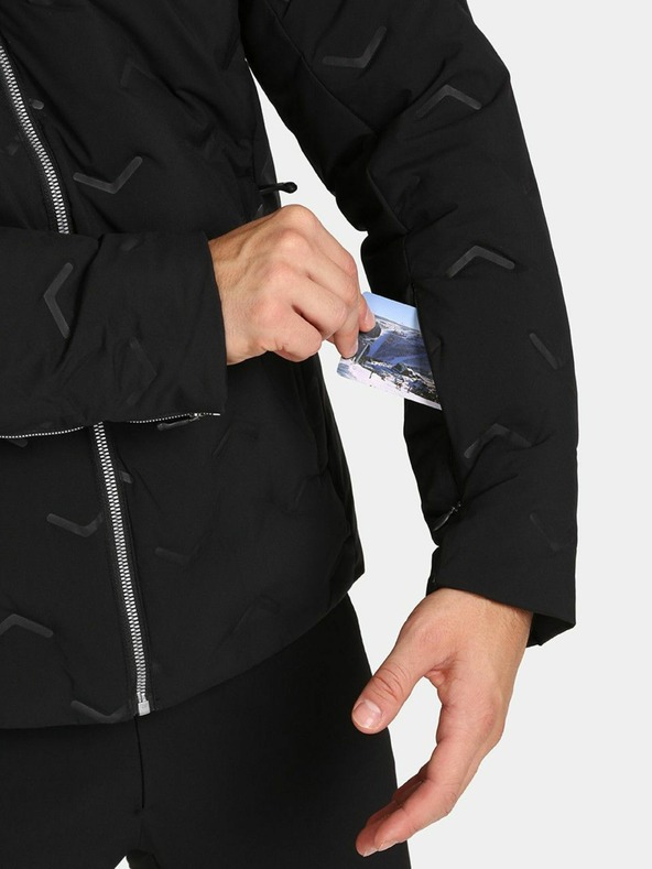 Kilpi Črna moška smučarska jakna Kilpi TEDDY-M