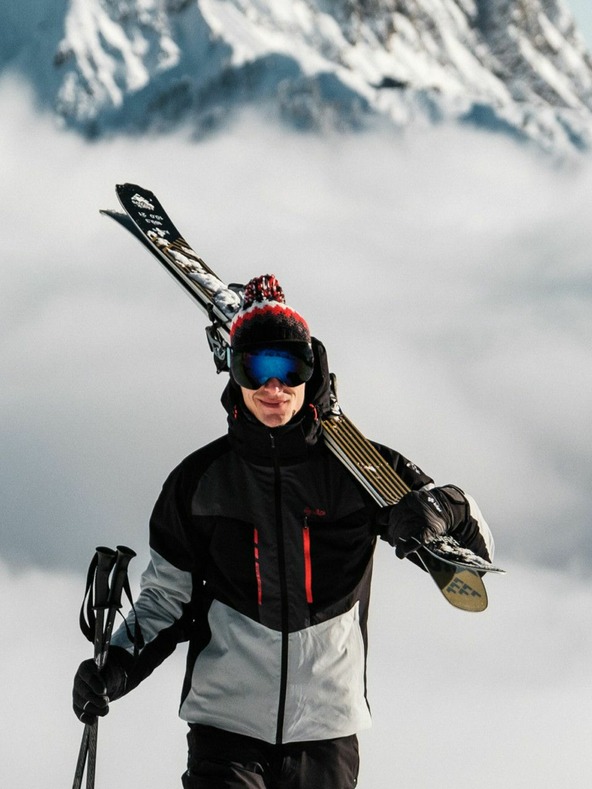 Kilpi Temno siva moška smučarska jakna Kilpi TAXIDO-M