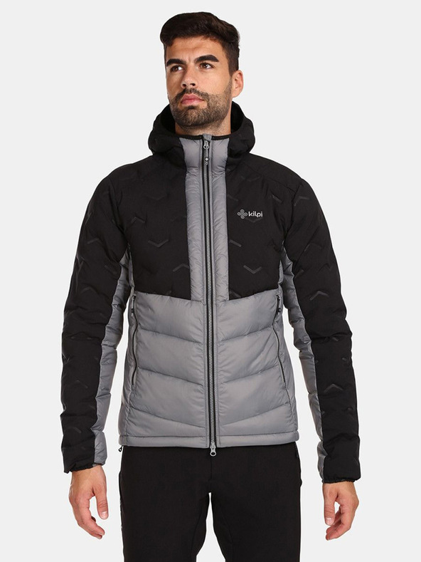 Kilpi Sivo-črna moška izolirana jakna Kilpi TEVERY-M