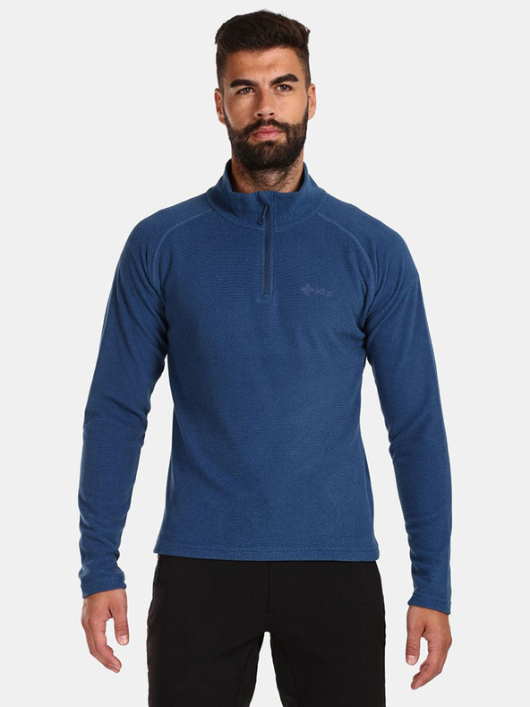 Kilpi Temno modra moška jopa s kapuco iz flisa Kilpi ALMERI-M