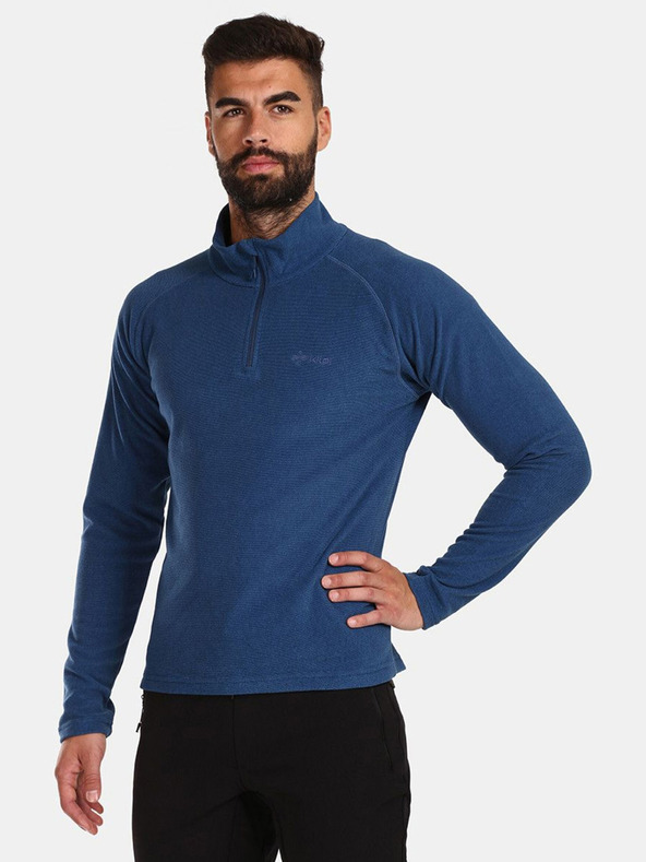 Kilpi Temno modra moška jopa s kapuco iz flisa Kilpi ALMERI-M