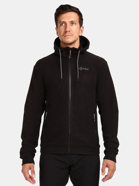 Kilpi Črna moška funkcionalna jopa s kapuco Kilpi SIAT-M